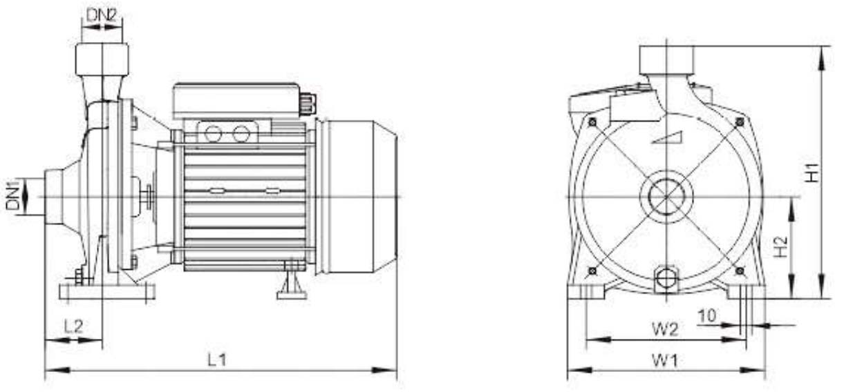 partes de una bomba centrifuga