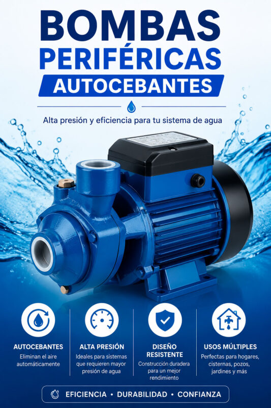 Bombas periféricas autocebantes