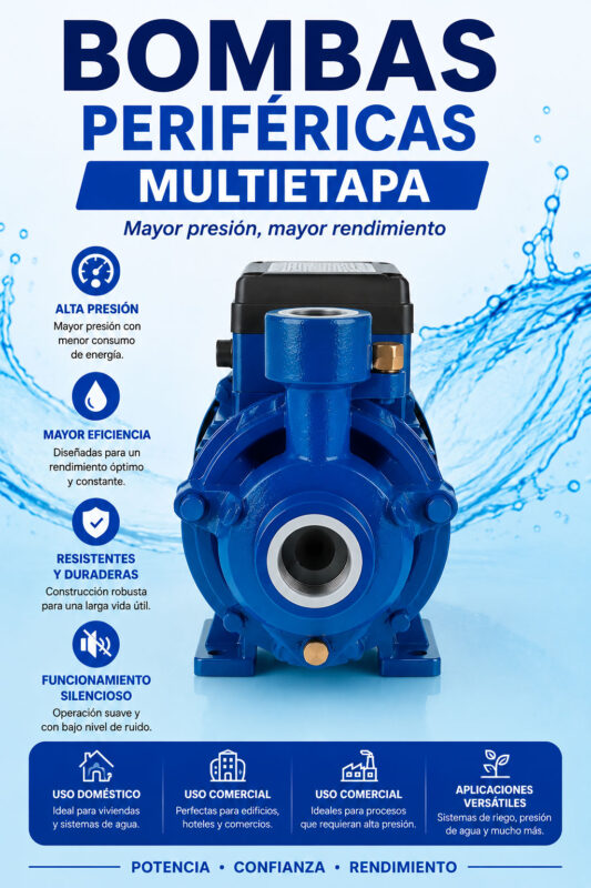bombas perifericas multietapa